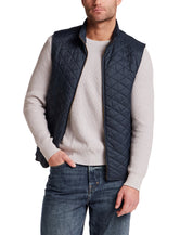Horizontal Diamond Quilted Vest in Slate