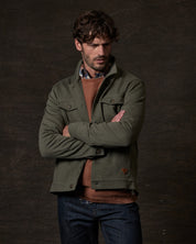 Twill Jacket in Tea Leaf