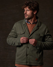 Twill Jacket in Tea Leaf