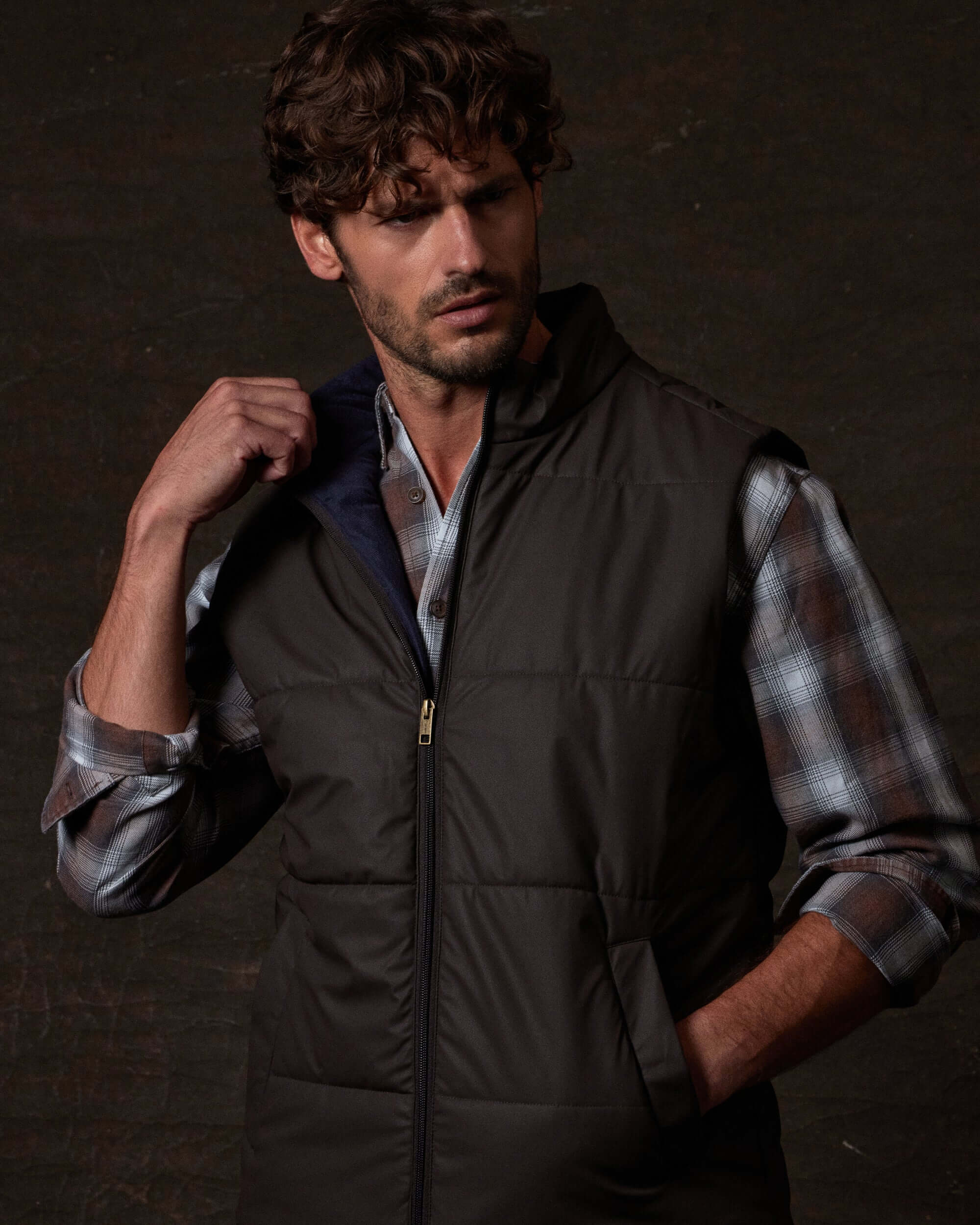 Matte Coated Shell Puffer Vest | Weatherproof® Vintage