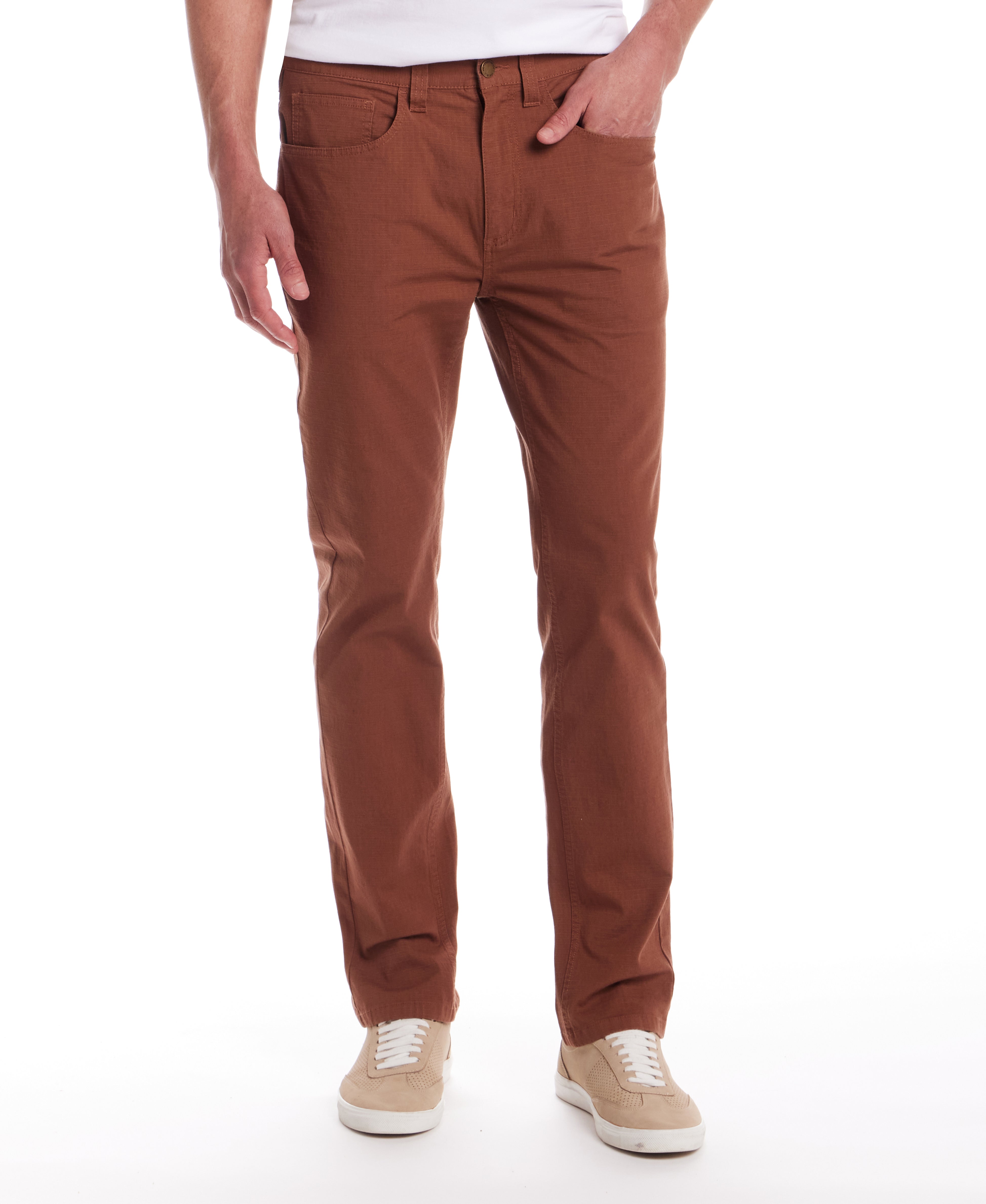 Stretch Cotton Ripstop Pant in Clay