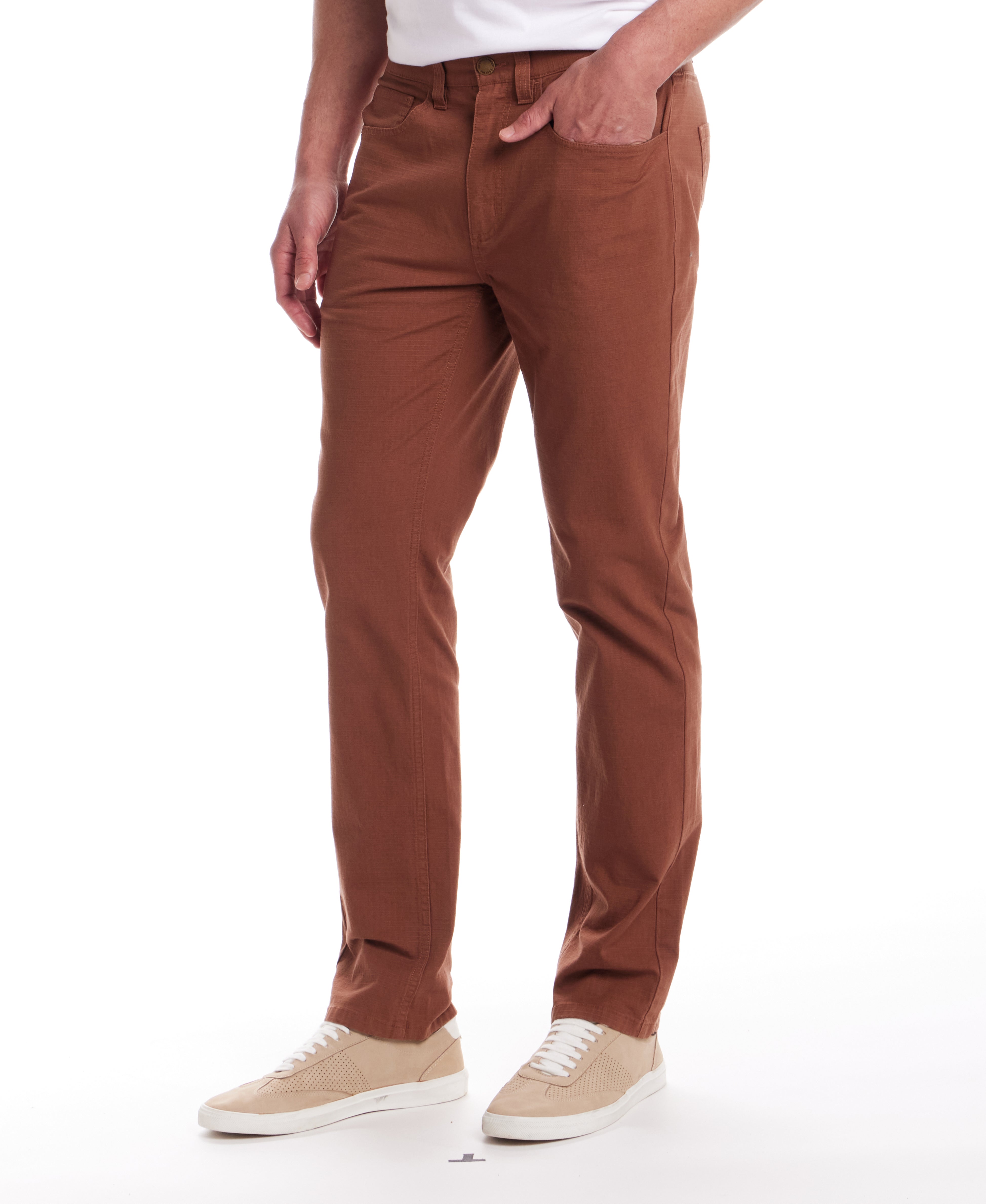 Stretch Cotton Ripstop Pant in Clay