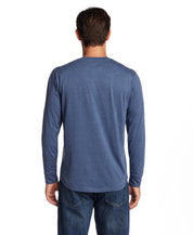 Long Sleeve Brushed Jersey Crew in Ensign Blue