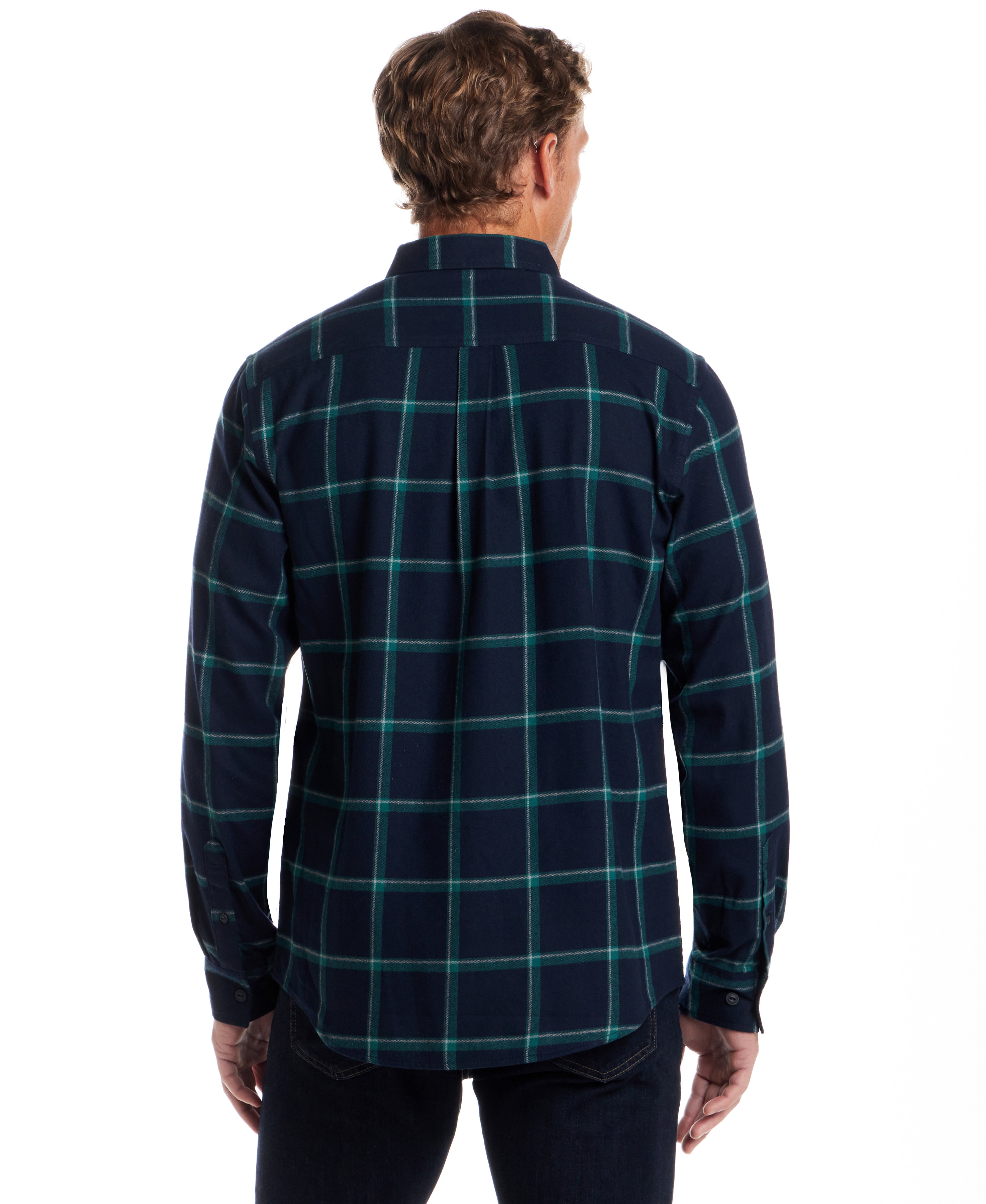 Holiday Antique Flannel in True Navy