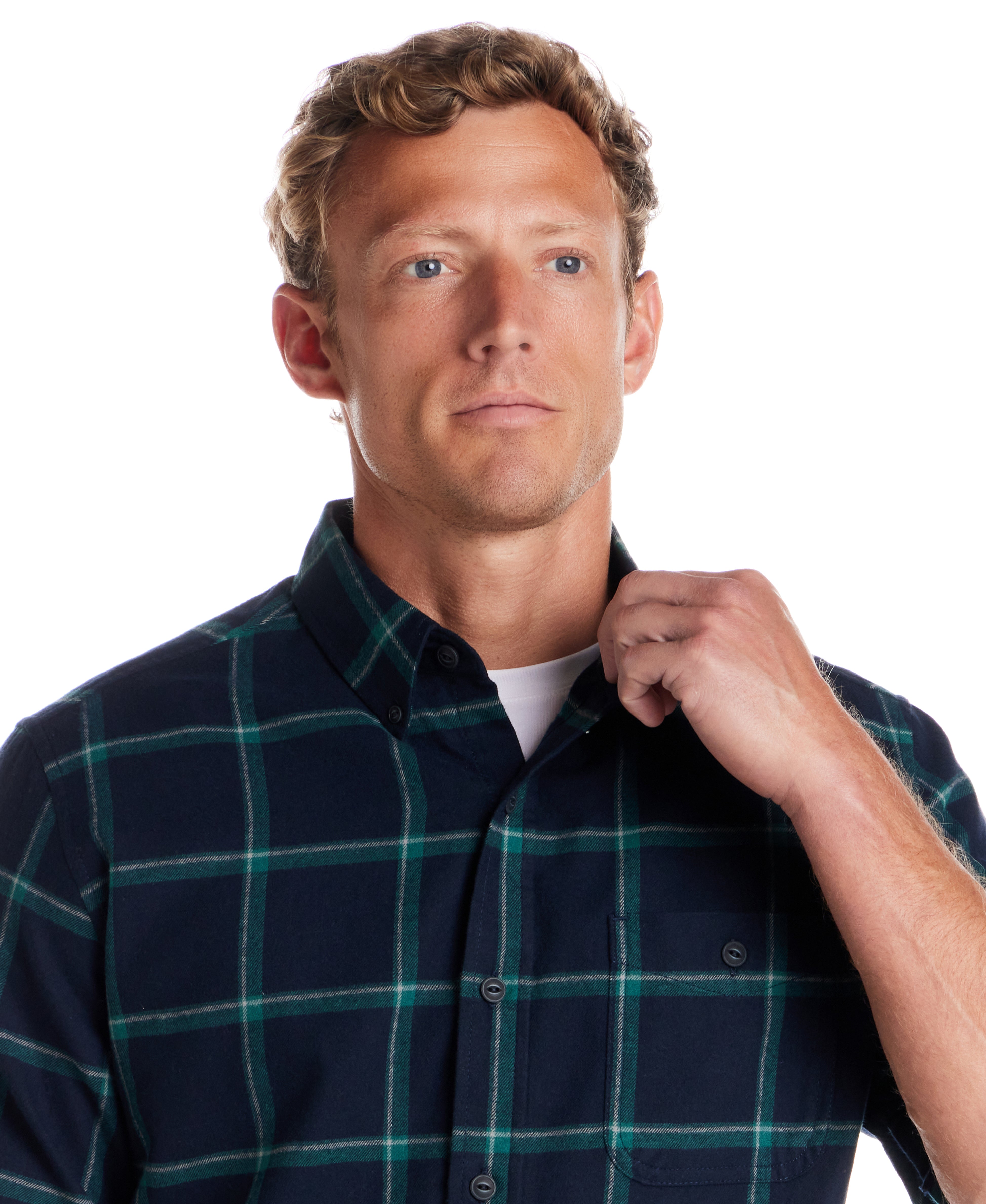 Holiday Antique Flannel in True Navy