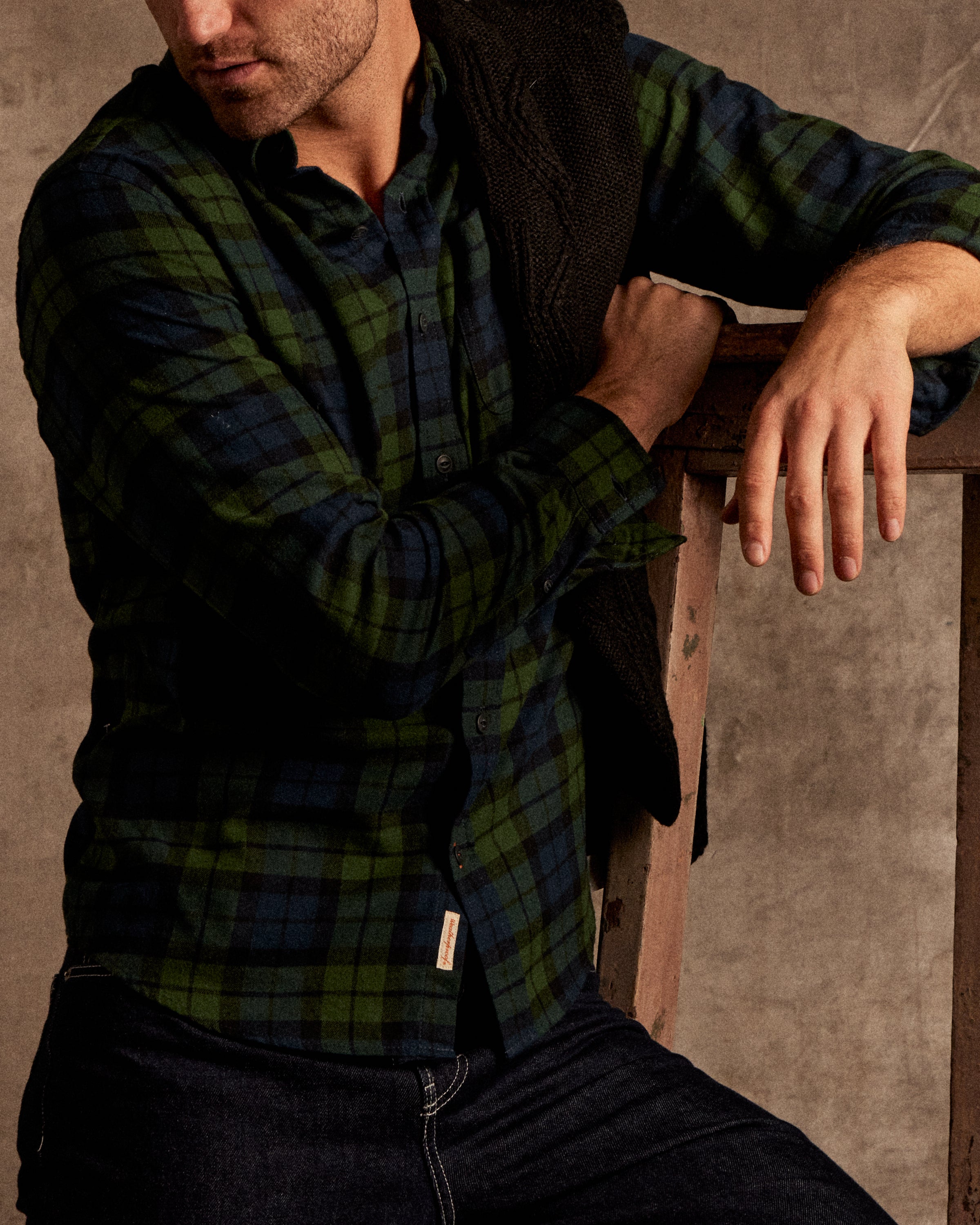 Holiday Antique Flannel in Greener Pastures