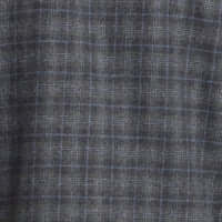 Close-up of textured brushed flannel fabric in Winter Moss hue, featuring a rustic check pattern for a vintage look.