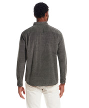 Long Sleeve Nailhead Corduroy Shirt in Kambaba Olive