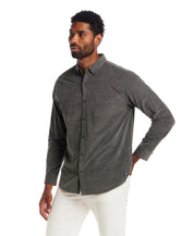 Long Sleeve Nailhead Corduroy Shirt in Kambaba Olive