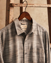 Long Sleeve Space Dye Shirt in Spring Lake