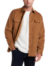 Superfine Corduroy Overshirt in Chipmunk