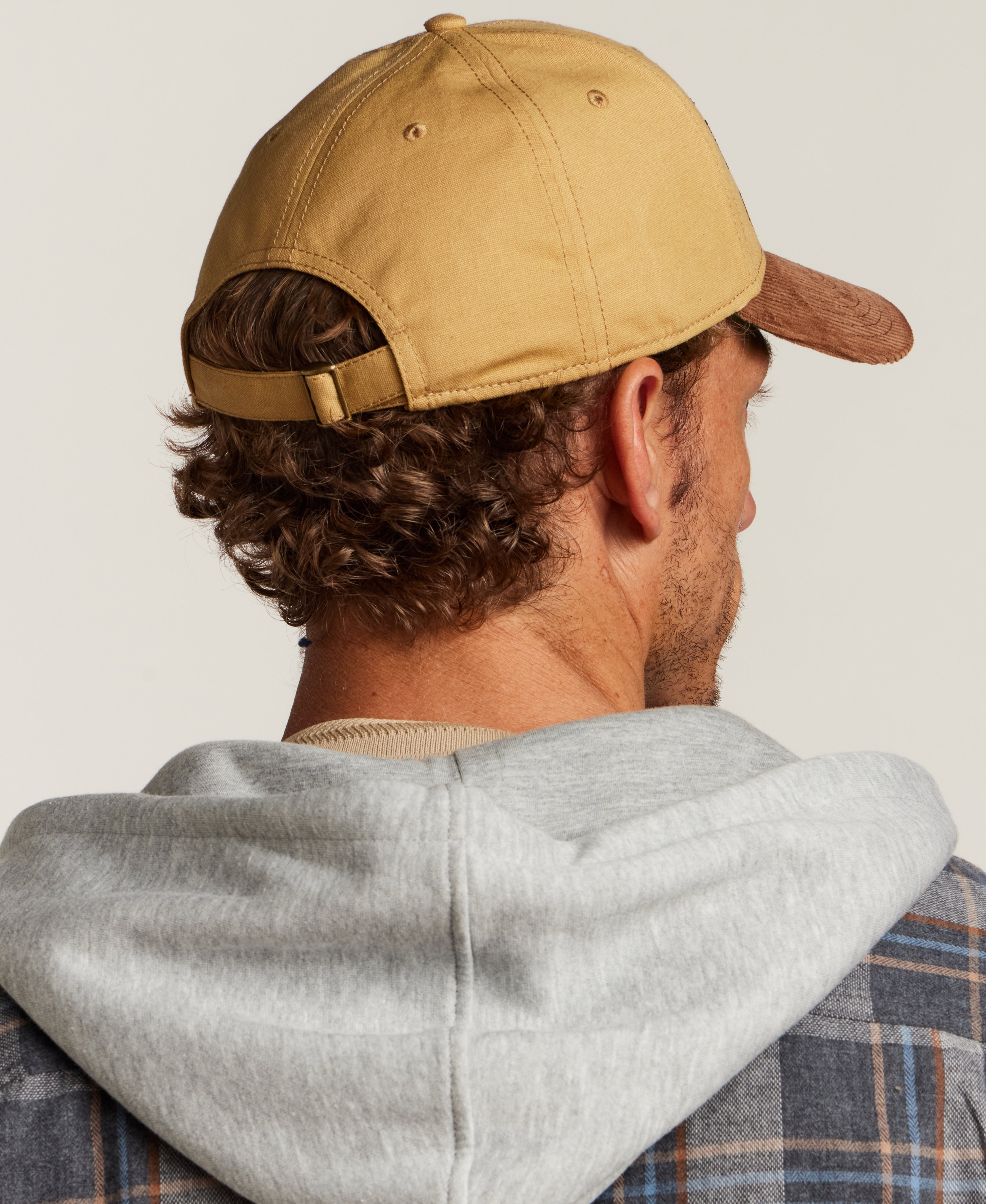 Outfitter Canvas & Cord Cap in Brown