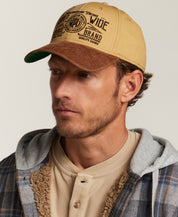 Outfitter Canvas & Cord Cap in Brown