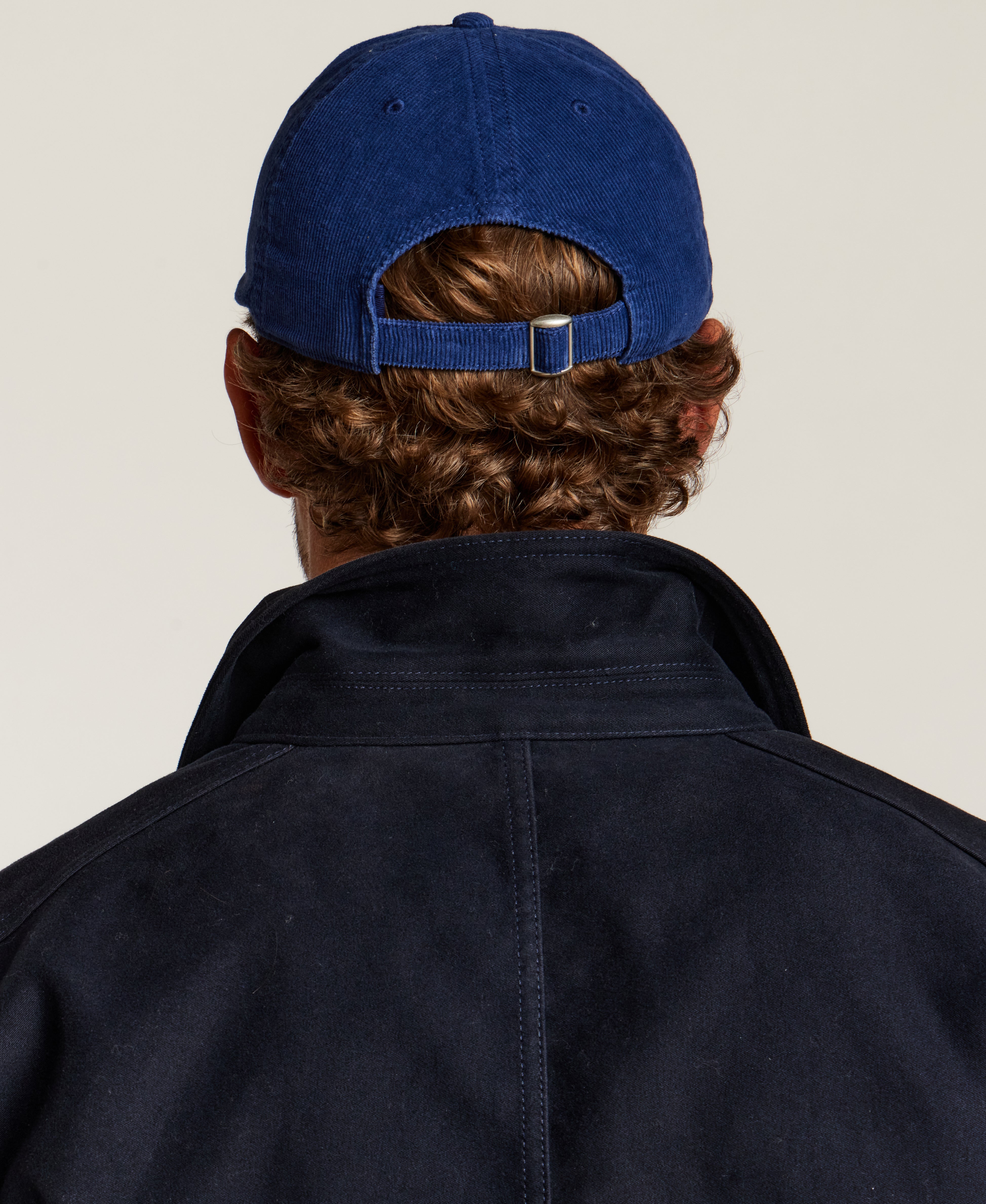 Varsity Corduroy Cap in Blue