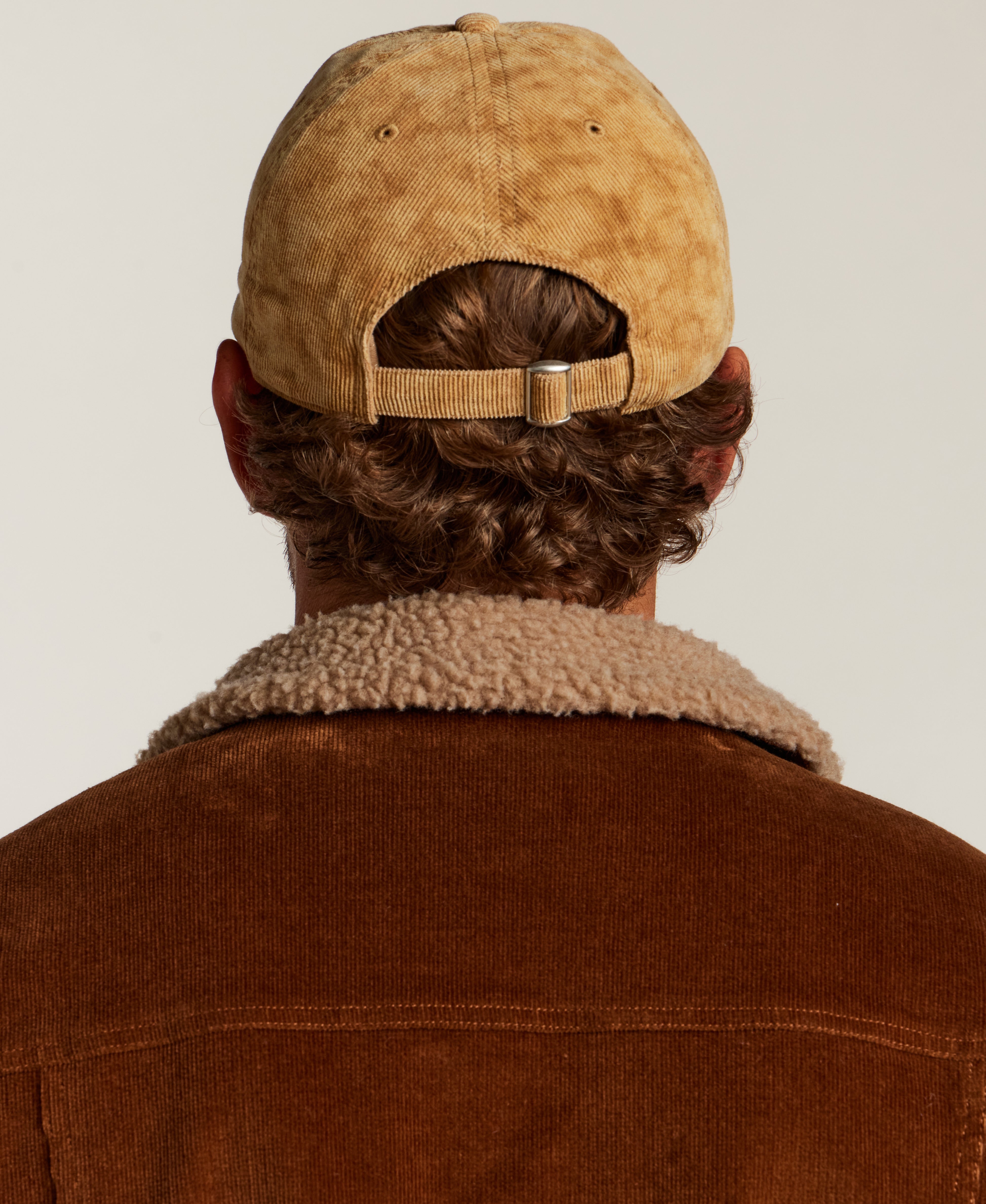 Varsity Corduroy Cap in Light Brown