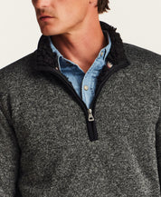 Sweaterfleece Pullover With Sherpa in Meteorite