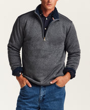 Sweaterfleece Pullover With Sherpa in Seaborne