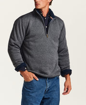 Sweaterfleece Pullover With Sherpa in Seaborne