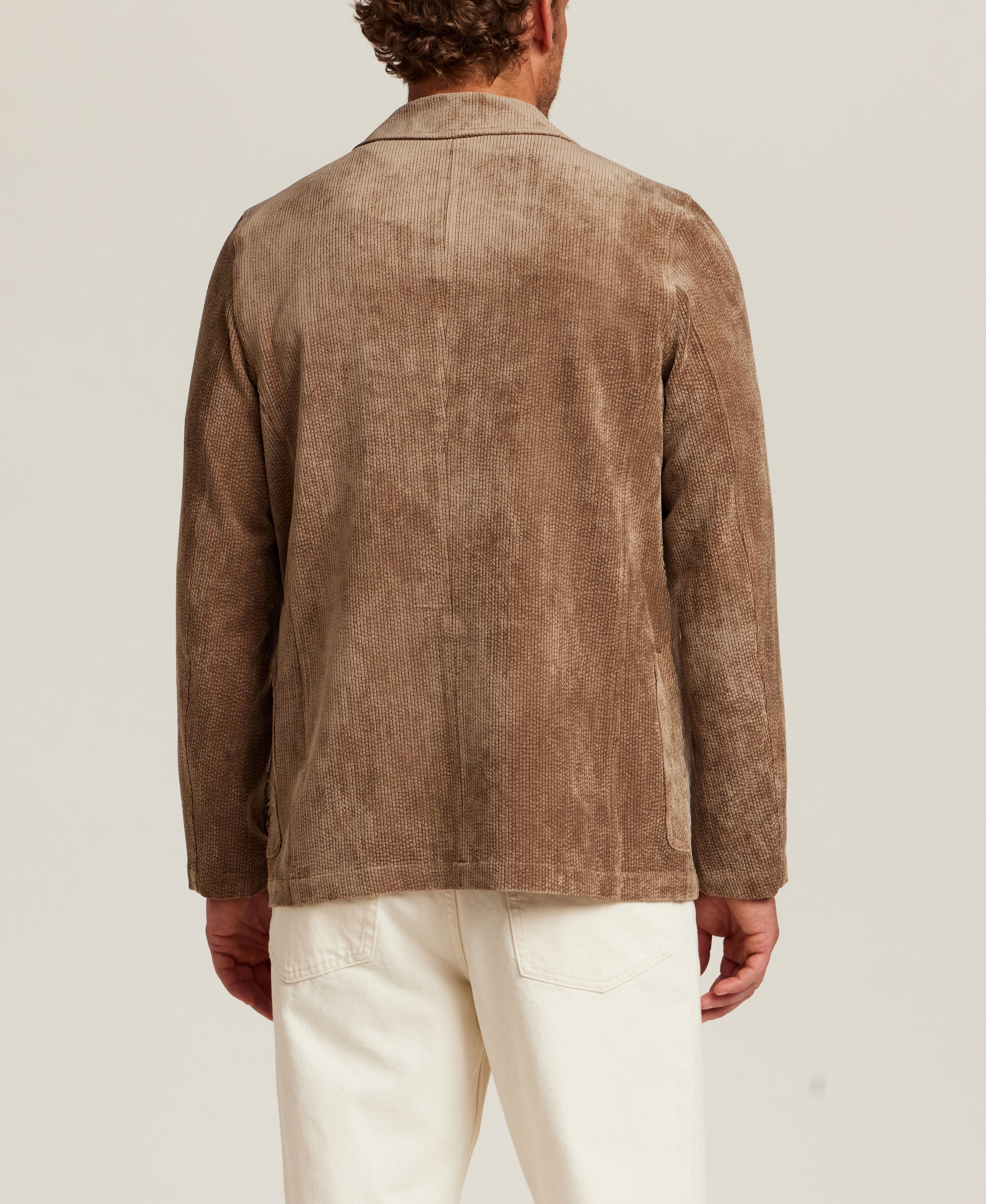 Relaxed Cord Shawl Collar Blazer in Mountain Trail
