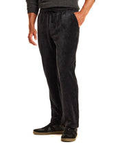 Relaxed Cord Drawstring Pant in Black