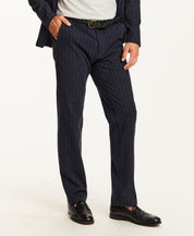 Pinstripe Pant in Blue