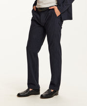 Pinstripe Pant in Blue