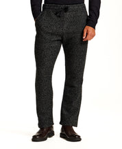 High Pile Bouclé Jogger Pant in Black Grey