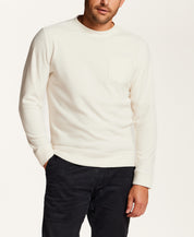 Pebbled Pocket Crewneck in Stream