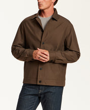 Performance Canvas Jacket in Dark Olive