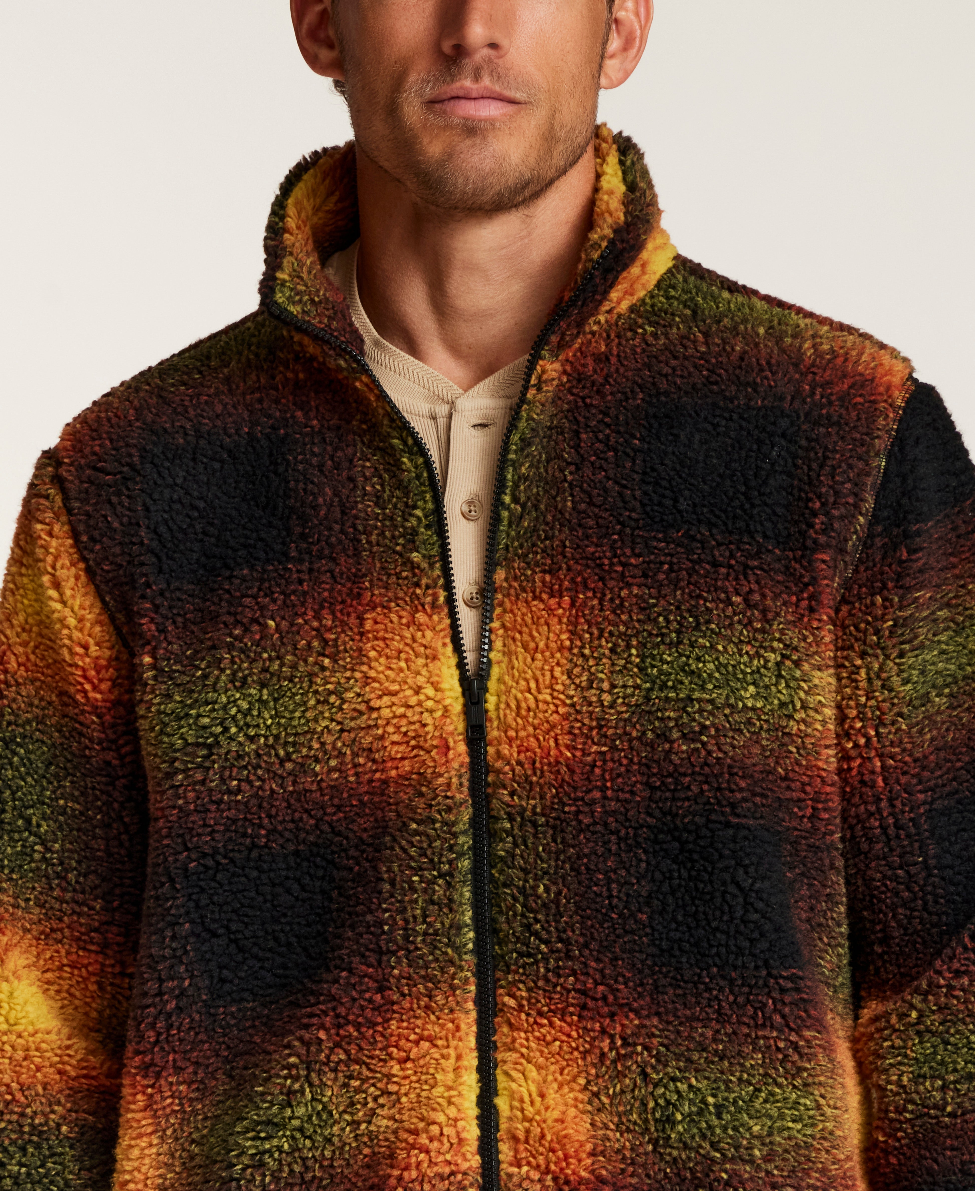 The High Country Berber Jacket in Sunset