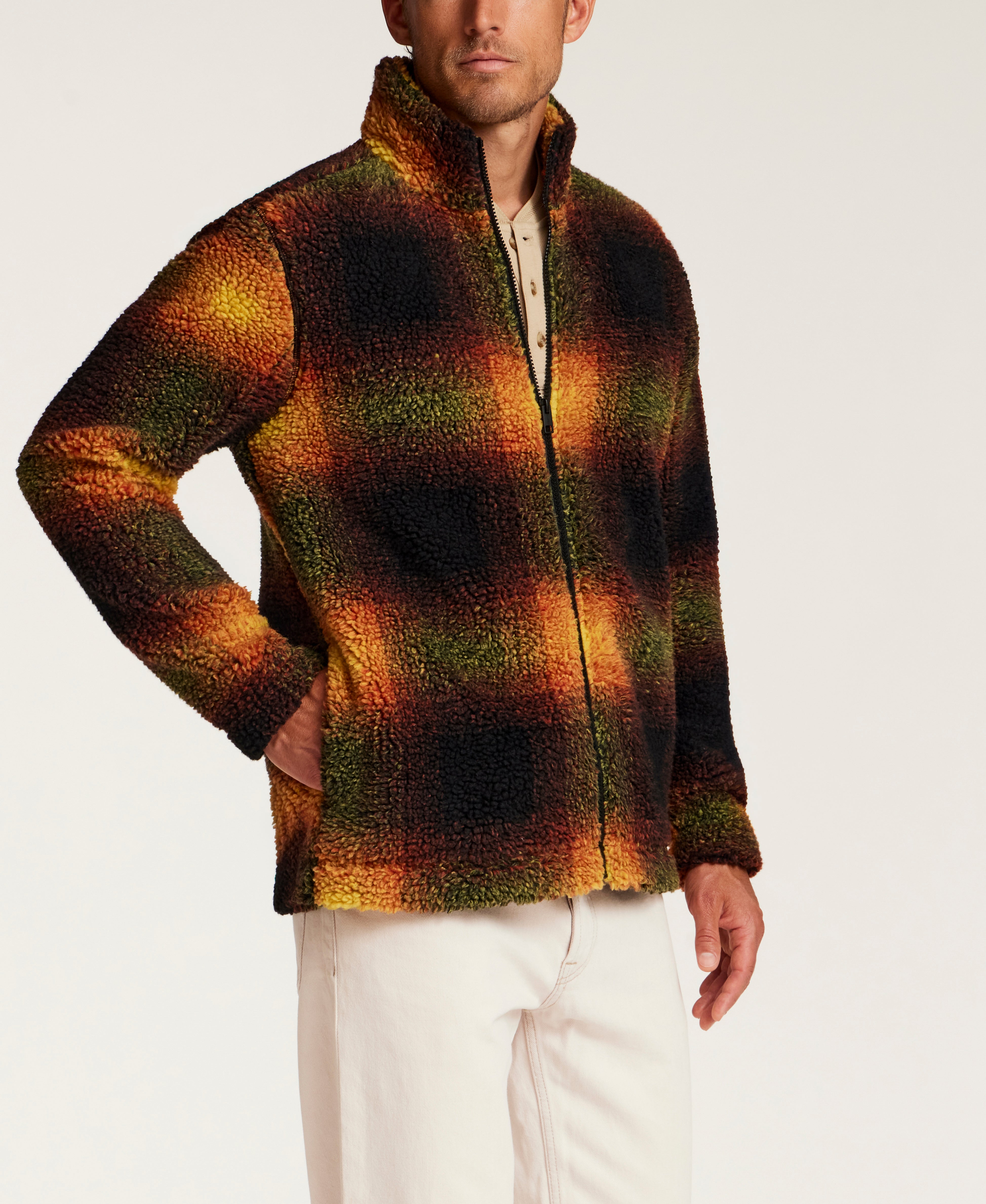 The High Country Berber Jacket in Sunset