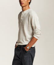 Classic Thermal Henley in Oatmeal
