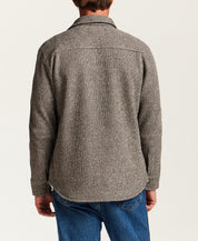 Knit Shirt Jacket in Chocolate Torte