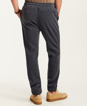 Pebble Fleece Jogger in Midnight Navy