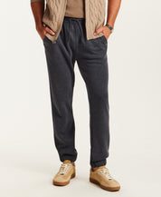 Pebble Fleece Jogger in Midnight Navy