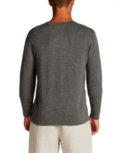 Stretch Crew Neck Sweater in Charcoal Heather
