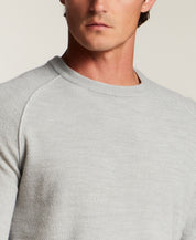 Soft Knit Crewneck Sweater in Ultimate Grey