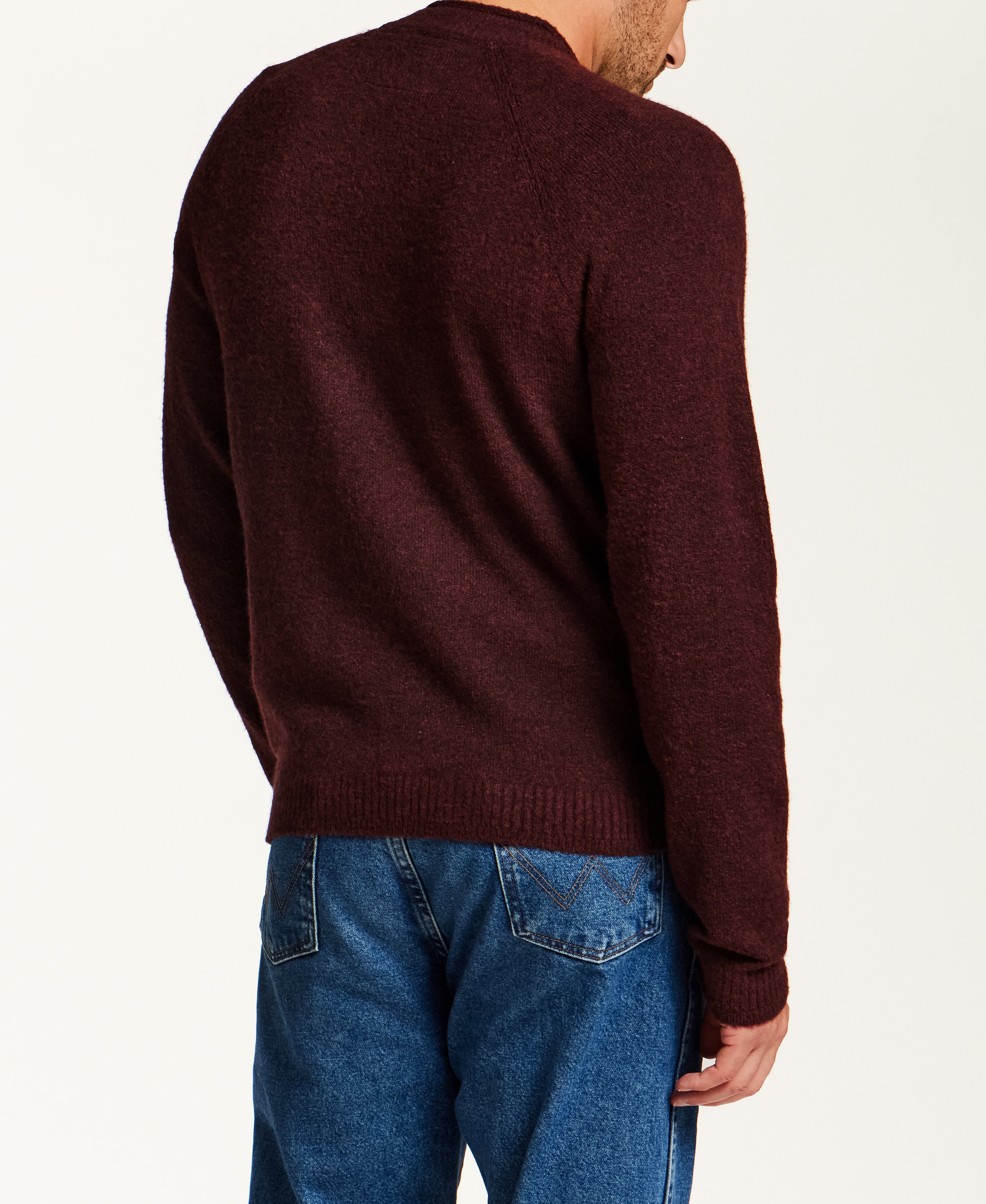 The Bouclé Rollneck Sweater in Chipotle