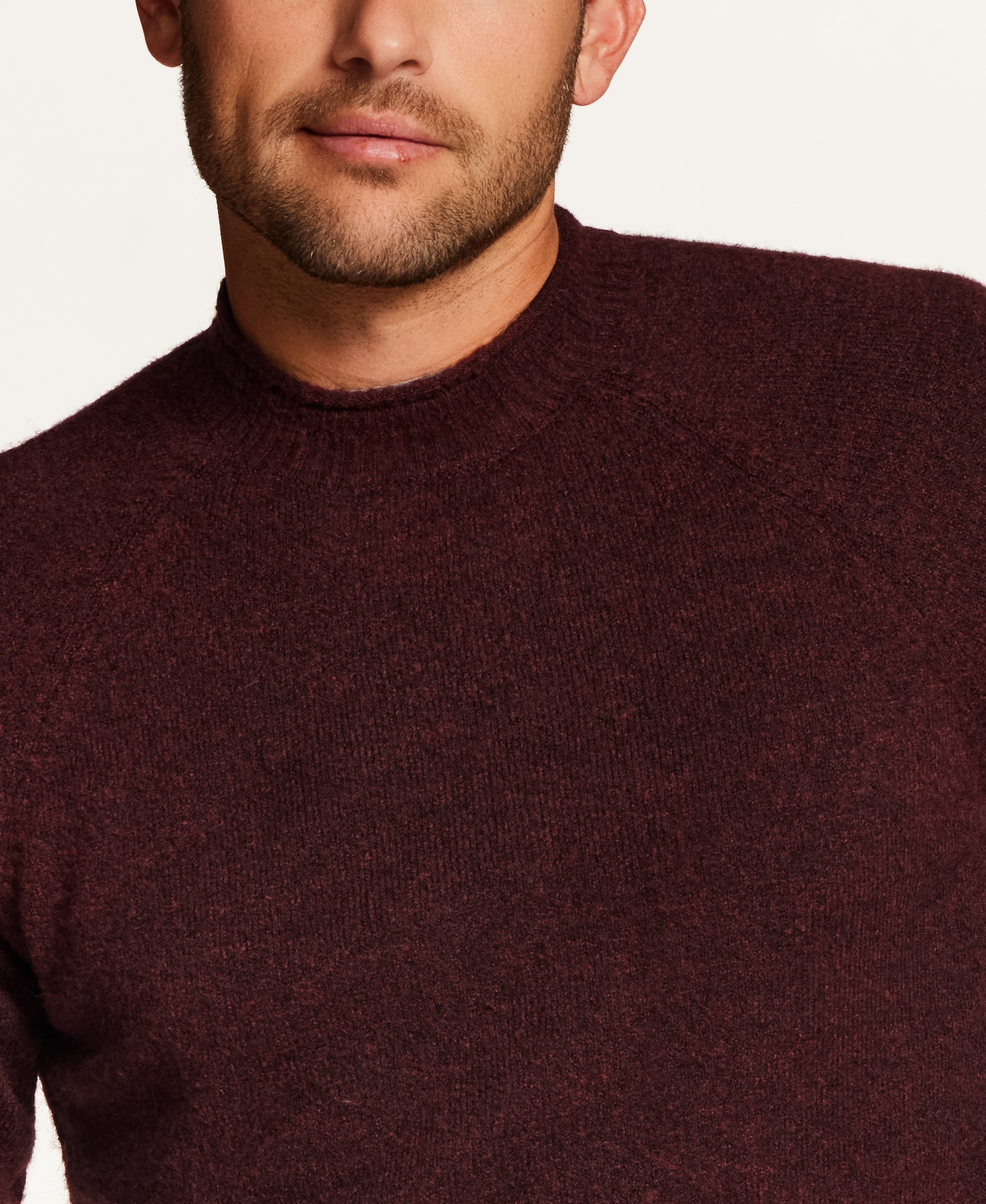 The Bouclé Rollneck Sweater in Chipotle