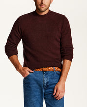 The Bouclé Rollneck Sweater in Chipotle