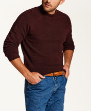The Bouclé Rollneck Sweater in Chipotle