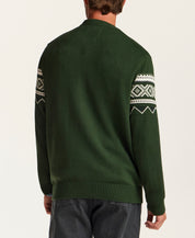 Fair Isle Crewneck Sweater in Mountain View