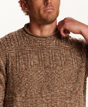 CHUNKY ROLLNECK CREW in TOBACCO (F2640891WV)