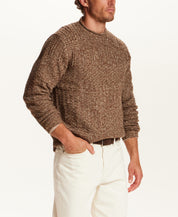 CHUNKY ROLLNECK CREW in TOBACCO (F2640891WV)