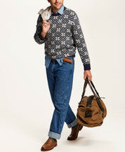 Donegal Fair Isle Crewneck Sweater