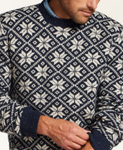 Donegal Fair Isle Crewneck Sweater