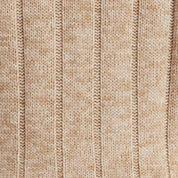 FISHERMAN CABLE KNIT PULLOVER SWTR in BEIGE (F2640942WV)