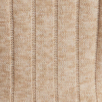 FISHERMAN CABLE KNIT PULLOVER SWTR in BEIGE (F2640942WV)