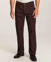 Moleskin Five-Pocket Pants in Brown