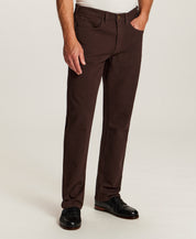 Moleskin Five-Pocket Pants in Brown